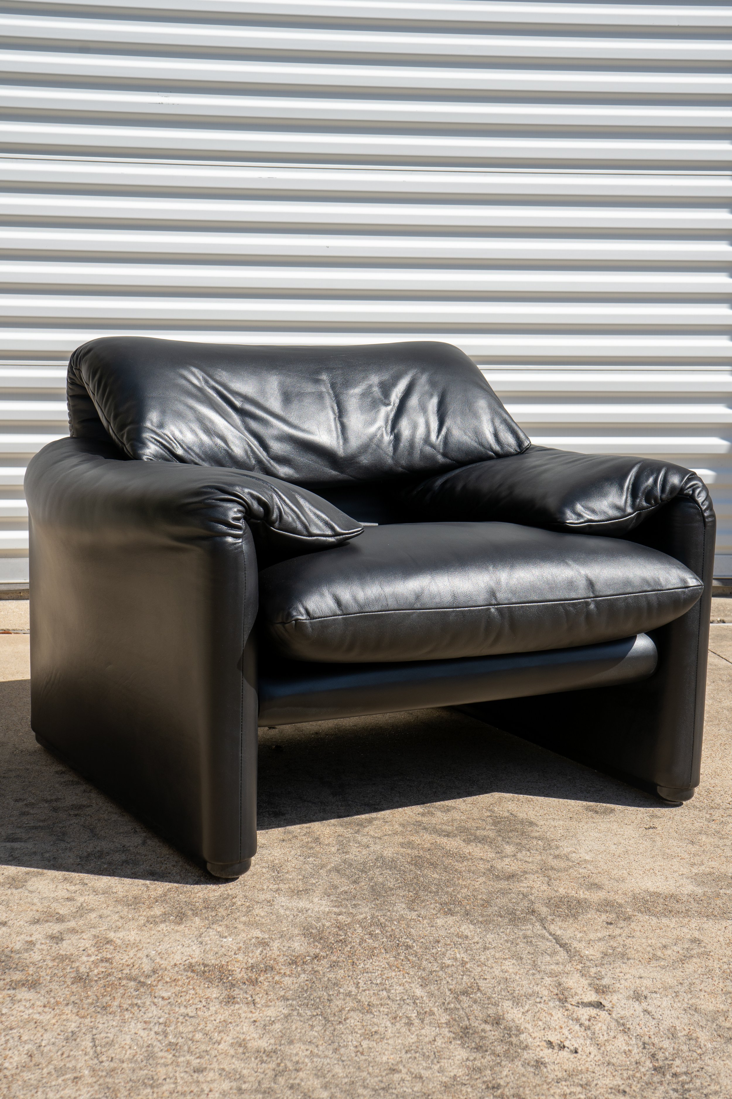 Mararlunga sofa and chair set by Vico Magistretti for Cassina